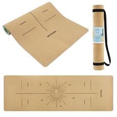 Spokey SAVASANA LUNA Korkov� j�ga podlo�ka, 183 x 61 x 0,4 cm