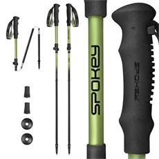 Spokey TERRA Trekingov� skl�dac� hole, 4d�ln�, zelen�
