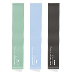 Spokey FLEX SET Sada 3 posilovac�ch gum, b�ov�, sv�tle modr�, hn�d�