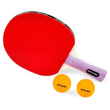 Spokey SMASH SET ** Pingpongov� sada - 1 p�lka, 2 m��ky, pouzdro
