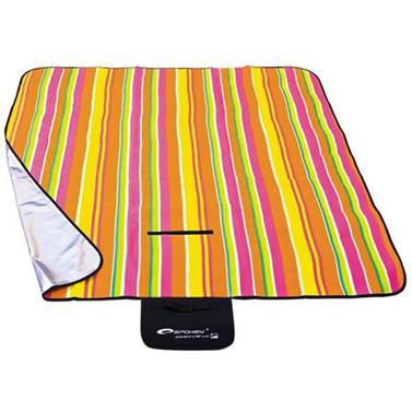 Spokey PICNIC STRIPS - Piknikov� deka 130x150 cm barevn� prou�ek
