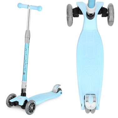 Spokey PLIER PRO Skl�dac� t��kolka d�tsk� se sv�t�c�mi kole�ky, modr�