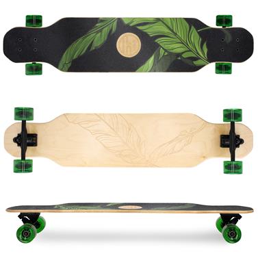 Spokey LONGBAY PRO Longboard 41", zeleno-�ern�