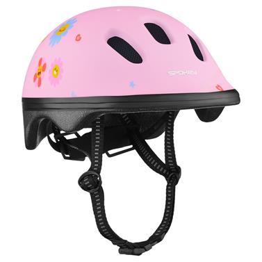 Spokey FUN FLOWER D�tsk� helma na kolo, inline, skate, 52-56 cm, r��ov�