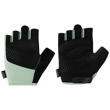 Spokey AVARE Cyklistick� rukavice, �alv�jov� zelen�, vel. M-XL