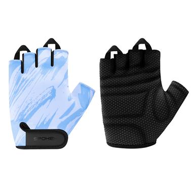 Spokey RIDE Cyklistick� rukavice, modr�, vel. M-XL